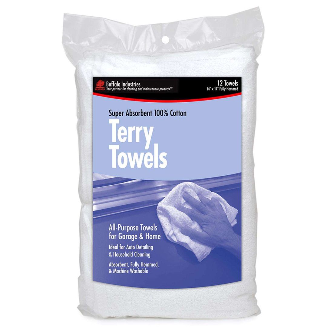 TERRY TOWELS 14X17" 12PK