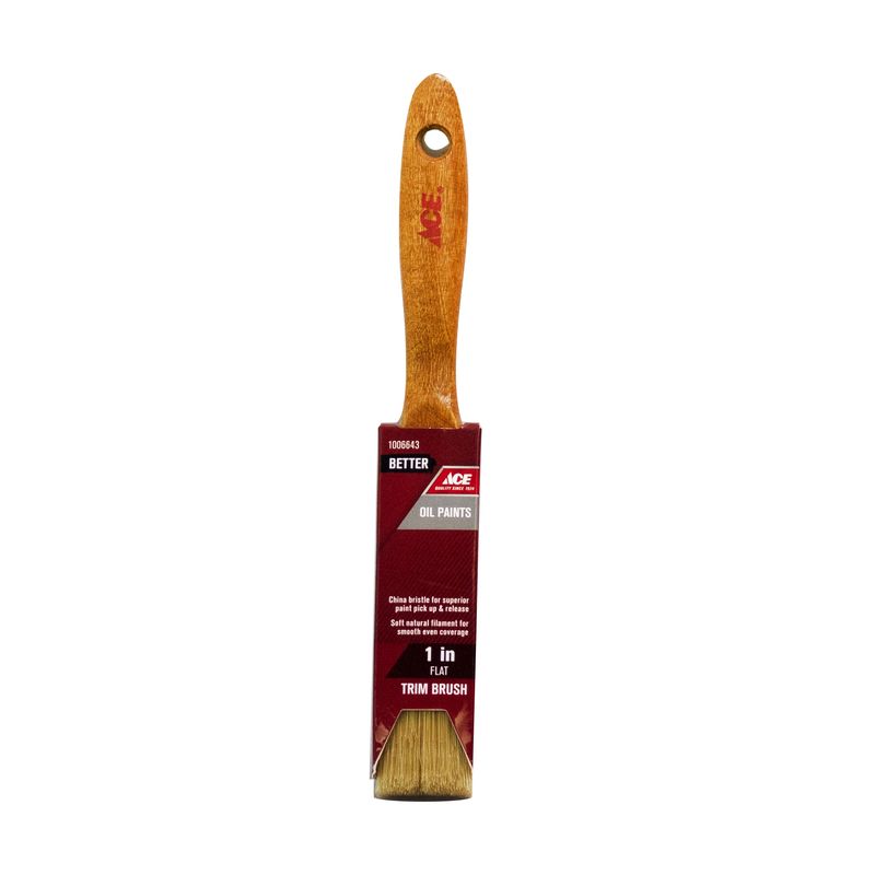 ACE STAIN BRUSH FLAT 1"