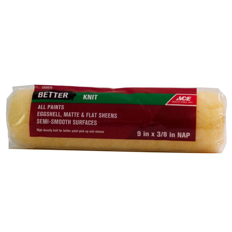 Ace Better Knit 9 in. W X 3/8 in. Paint Roller Cover
