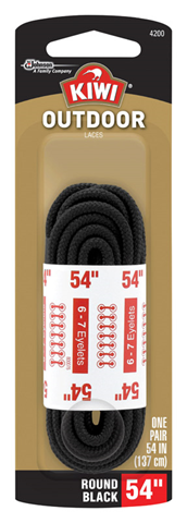 BOOT LACE BLK 54" 2PK