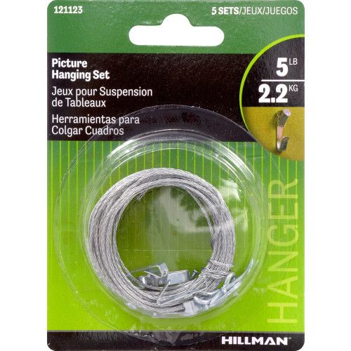 HILLMAN PICTURE HANGING KIT SET (5 LB.)