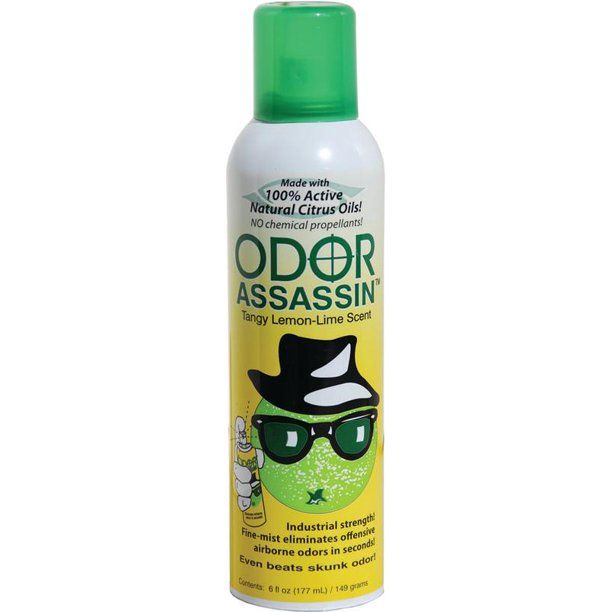 Odor Assassin Lemon Lime Scent Odor Control Spray 6 oz Liquid