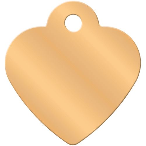 GOLD SMALL HEART QUICK-TAG 5 PACK