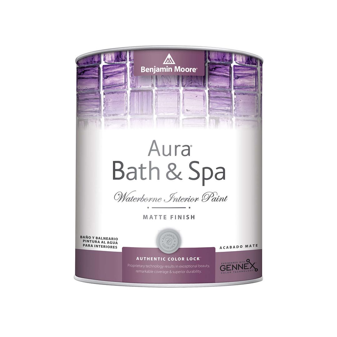 Benjamin Moore Aura Bath & Spa Matte Base 4 Paint Interior 1 qt