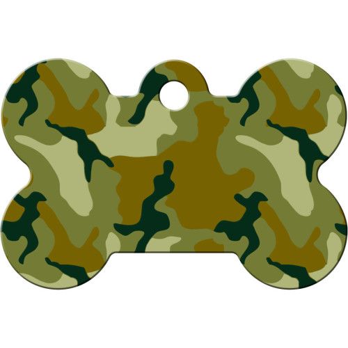GREEN CAMO LARGE BONE QUICK-TAG 5 PACK