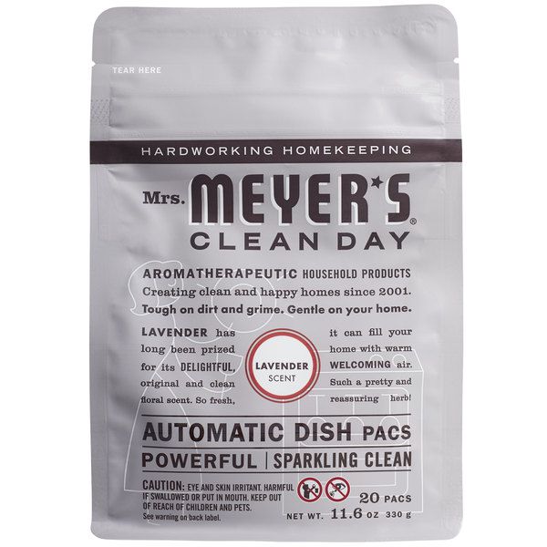 Mrs. Meyer's Clean Day Lavender Scent Powder Dishwasher Detergent 11.6 oz 20 pk