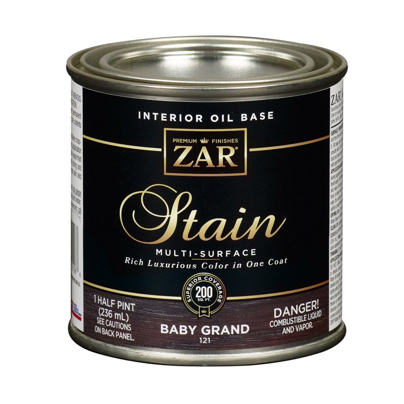 STAIN ZAR BLK ONYX 8OZ