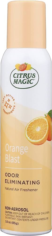 Citrus Magic Fresh Orange Scent Air Freshener Spray 3 oz Aerosol