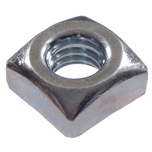 ZINC-PLATED SQUARE NUTS (#6-32)