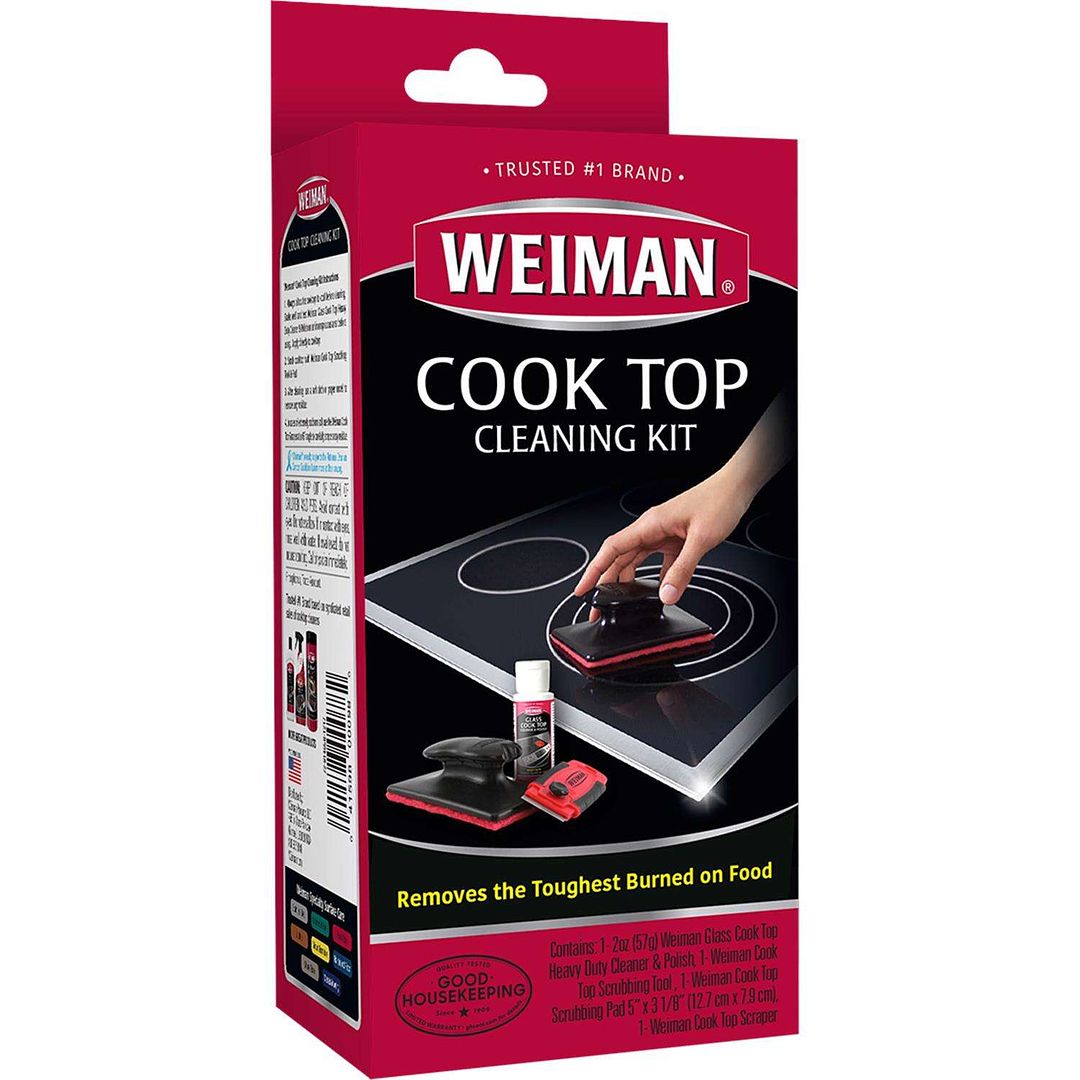 Weiman No Scent Cooktop Cleaner Starter Kit 1 box Sponge