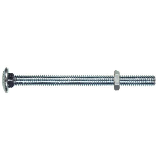 CARRIAGE BOLTS WITH NUTS (#10-24 X 1-1/2") - 20 PC