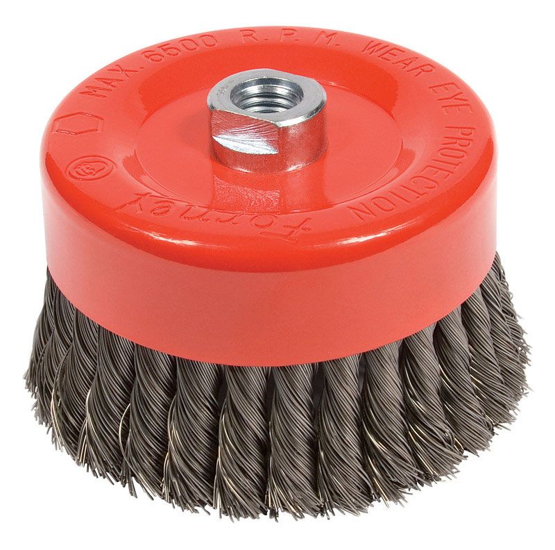 KNOT CUP BRUSH 6"X5/8