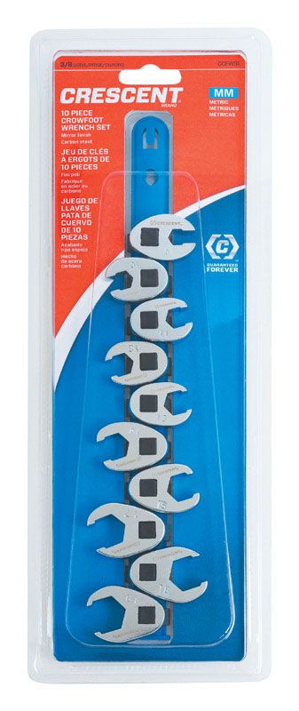 WRENCH CROWFOOT 10PC MM