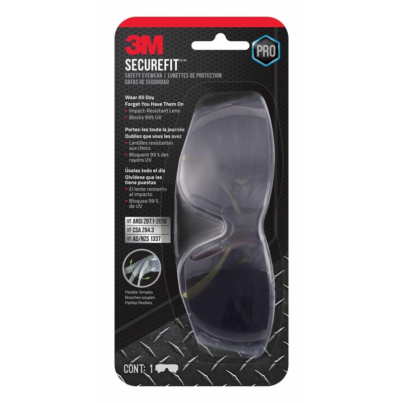 SAFTY GLS SECURE FIT GRY