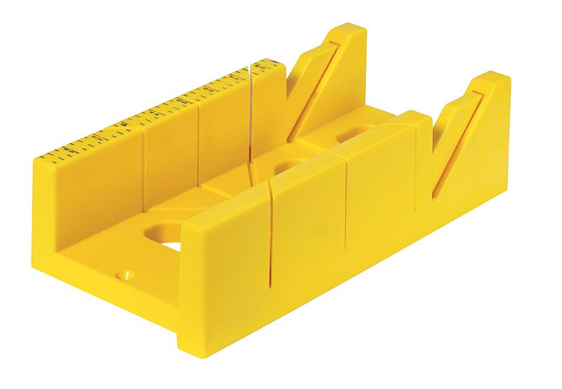 Ace 12 in. L X 4 in. W Plastic Mitre Box Yellow 1 pc