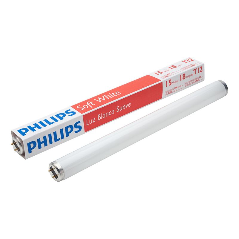 Philips Alto 15 W T12 1.5 in. D X 18 in. L Fluorescent Bulb Soft White Linear 3000 K 1 pk
