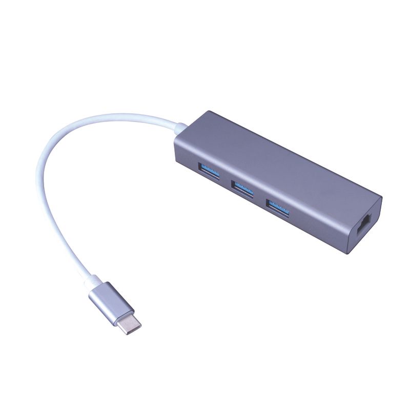 USB C PLUG-USB&RJ45 ADPT