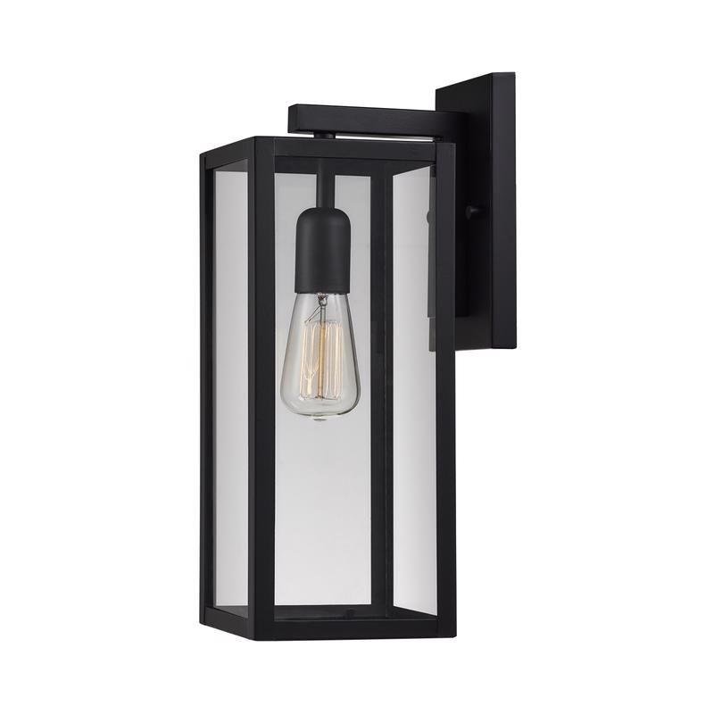 WALL SCONCE HURLEY BLK