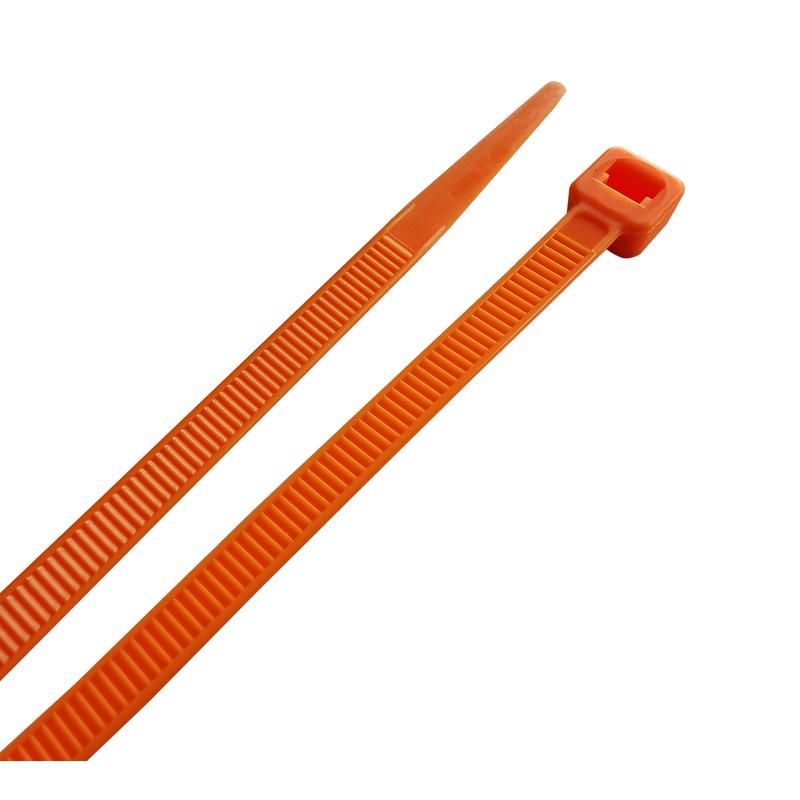 CABLE TIES 8" 50# ORNG