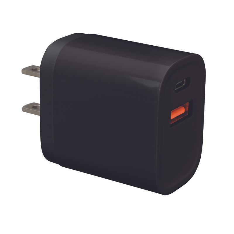 2PORT USB WALL CHGR PVC