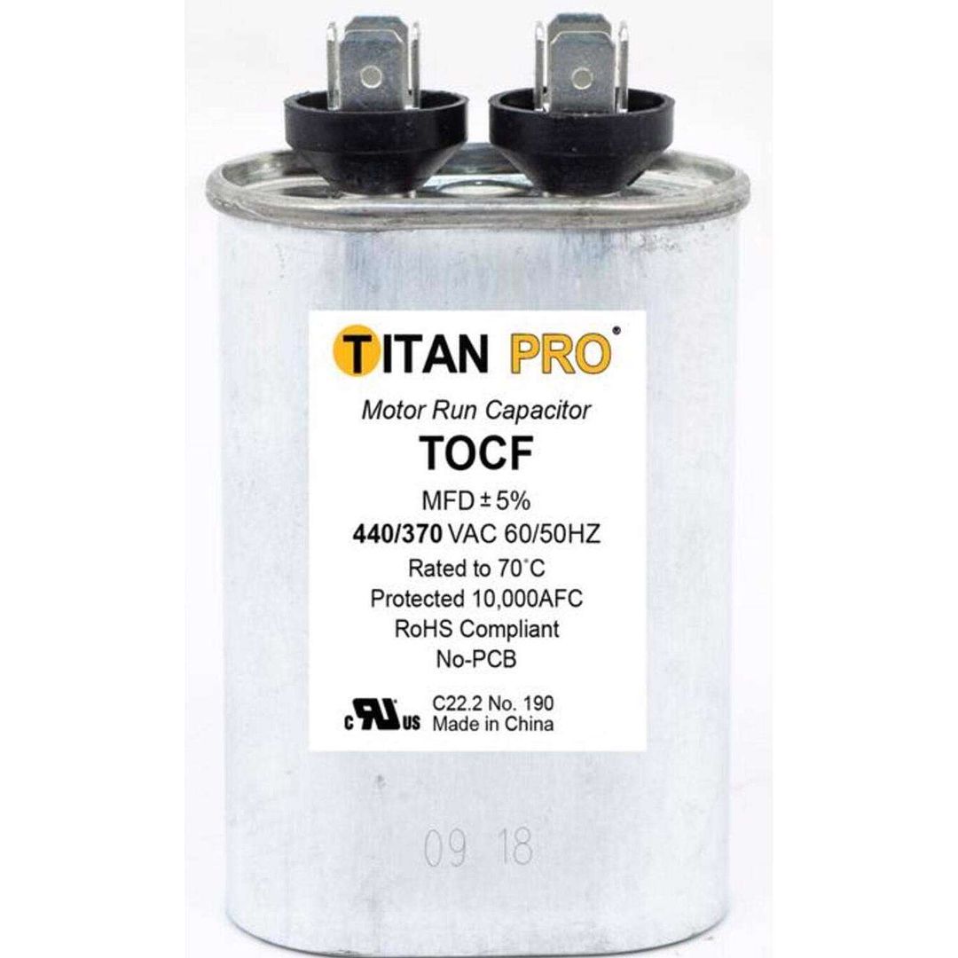 Titan Pro 5 MFD 440 V Oval Run Capacitor