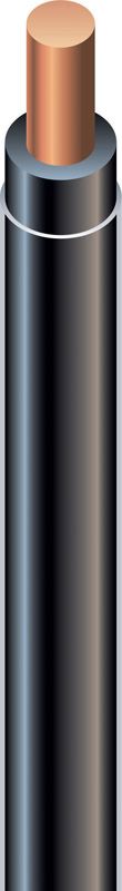 WIRE 12 THHN SLD BLK 500