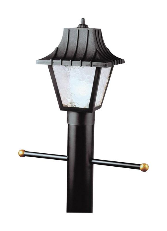 Westinghouse Matte Black Switch Incandescent Lantern Fixture