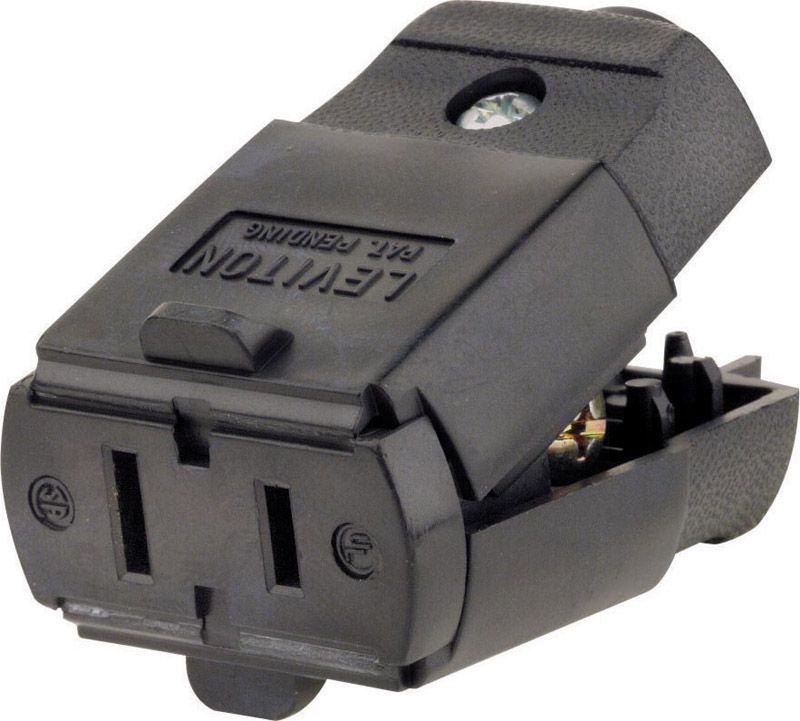 CONNECTOR 2WIRE 15A BLK