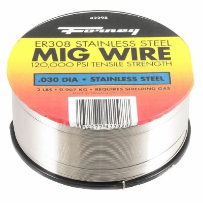 ER308L, MIG WELDING WIRE, STAINLESS STEEL (SS), .030 IN X 2 POUND