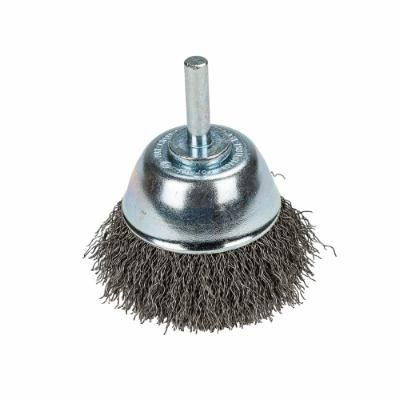 COMMAND PRO CUP BRUSH, CRIMPED, 2-1/2 IN X .014 IN X 1/4 IN SHANK