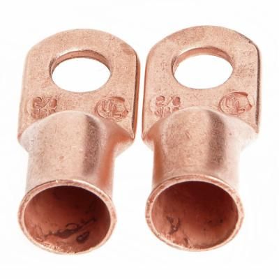 LUG FOR NUMBER 2/0 CABLE, 3/8 IN STUD, PREMIUM COPPER