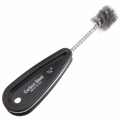 WIRE FITTING BRUSH, 3/4 INCH WITH PLASTIC HANDLE