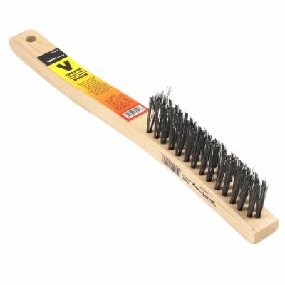 SCRATCH BRUSH, V-GROOVE, CARBON, 3 X 19 ROWS