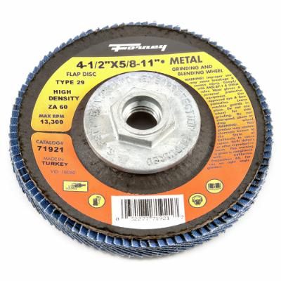 Flap Disc, High Density, Type 29, 4-1/2" x 5/8"-11, ZA60