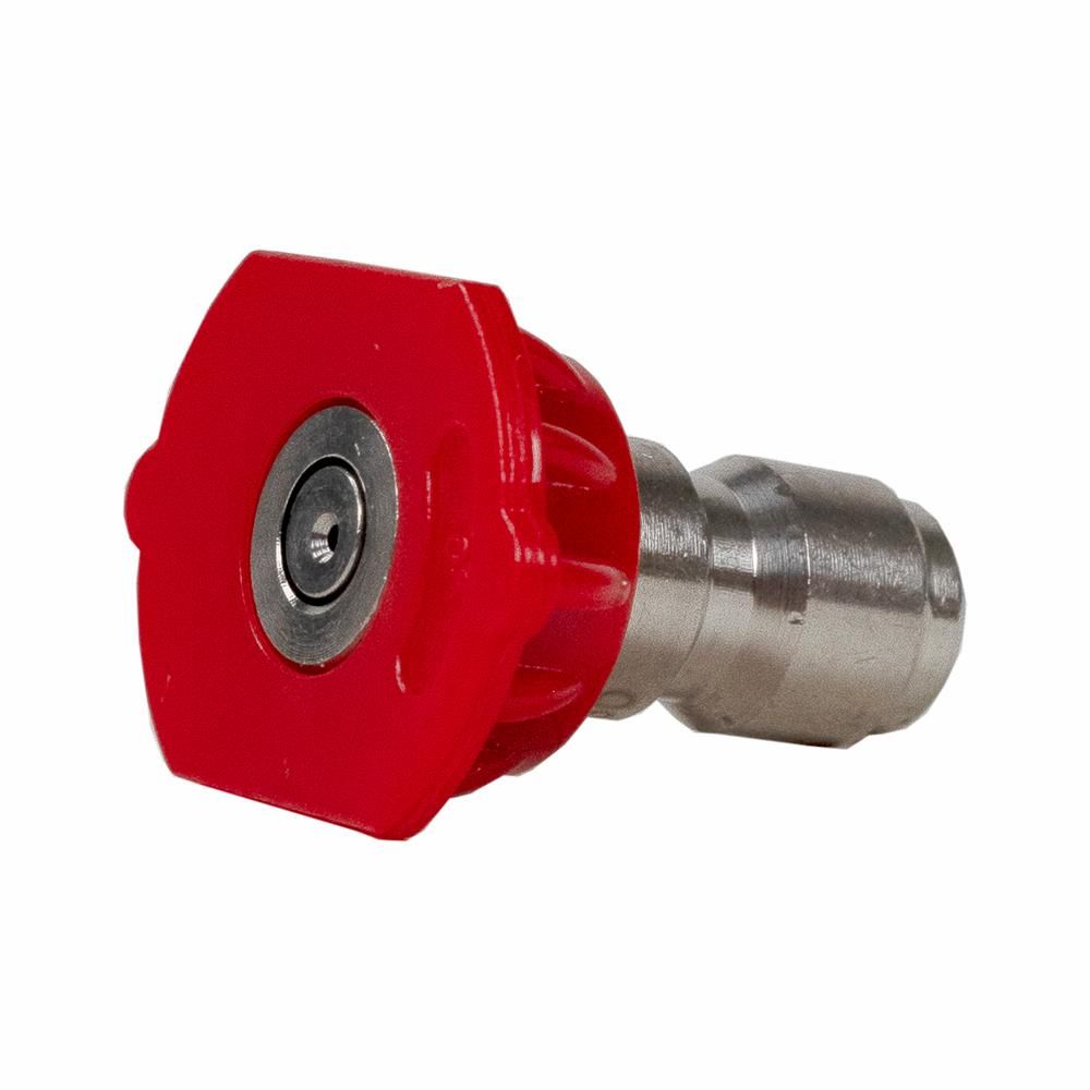 High Pressure Nozzle, 0 Degrees, 3.0 Orifice, Red