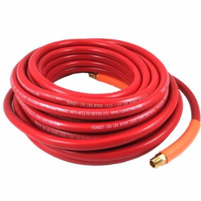 AIR HOSE, RED RUBBER, 1/4 IN X 50FT