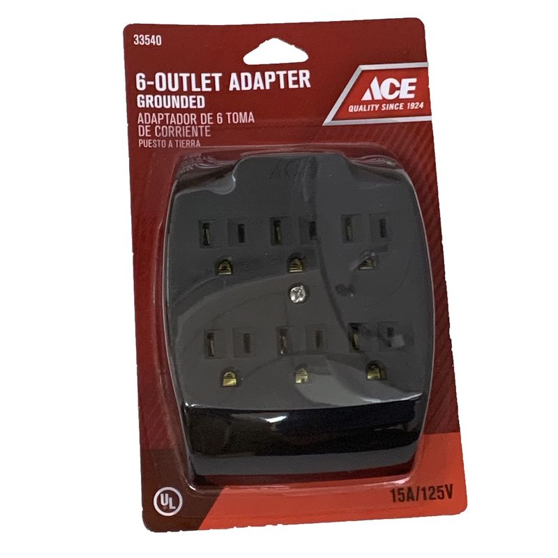 ADAPTR OUTLET 2-6 BRN15A