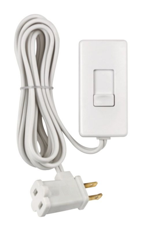 LAMP DIMMER PLUG IN WHT
