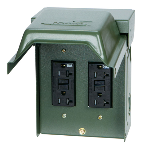 POWER OUTLET OUTDR 2GFI