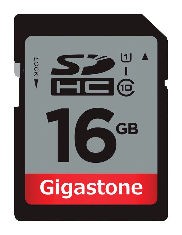GIGASTONE 16GB SDHC CARD