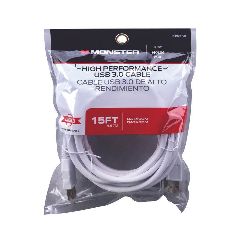 CABLE USB 3.0 A/A 15'
