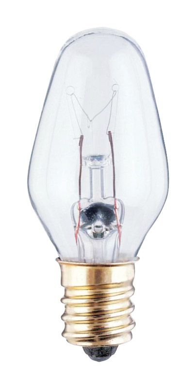 INCAND C7 BULB 4W CLR4PK