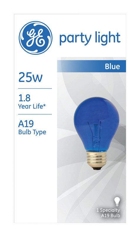 BULB-PARTY BLUE 25W GE