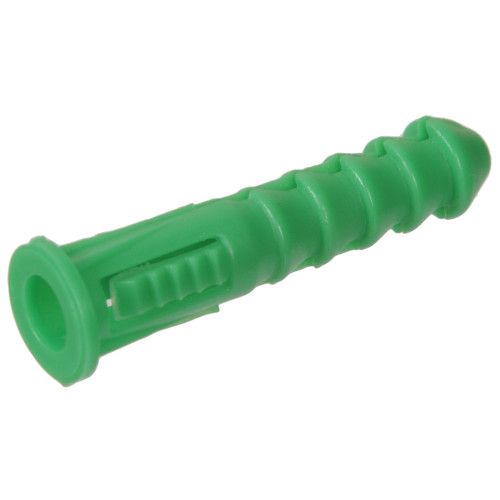 GREEN RIBBED PLASTIC ANCHORS (#12-14-16 X 1-1/2") - 50 PC