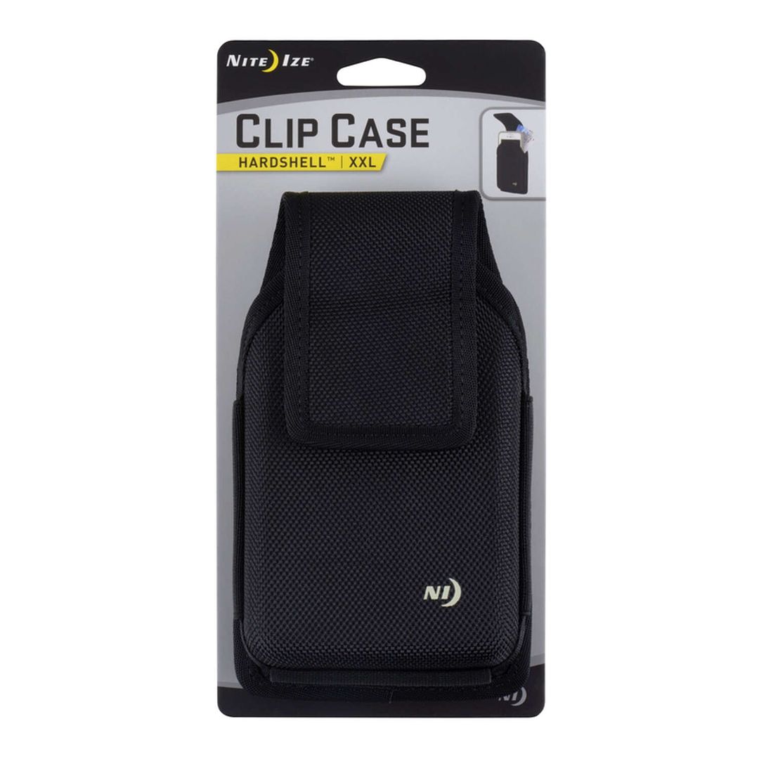 Nite Ize Hardshell Black Cell Phone Case w/Clip For Universal 2XL