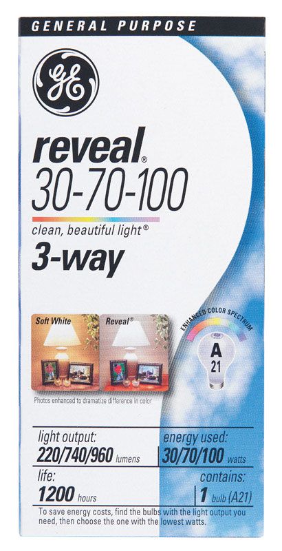 BULB 3 WAY 30-70-100 REV