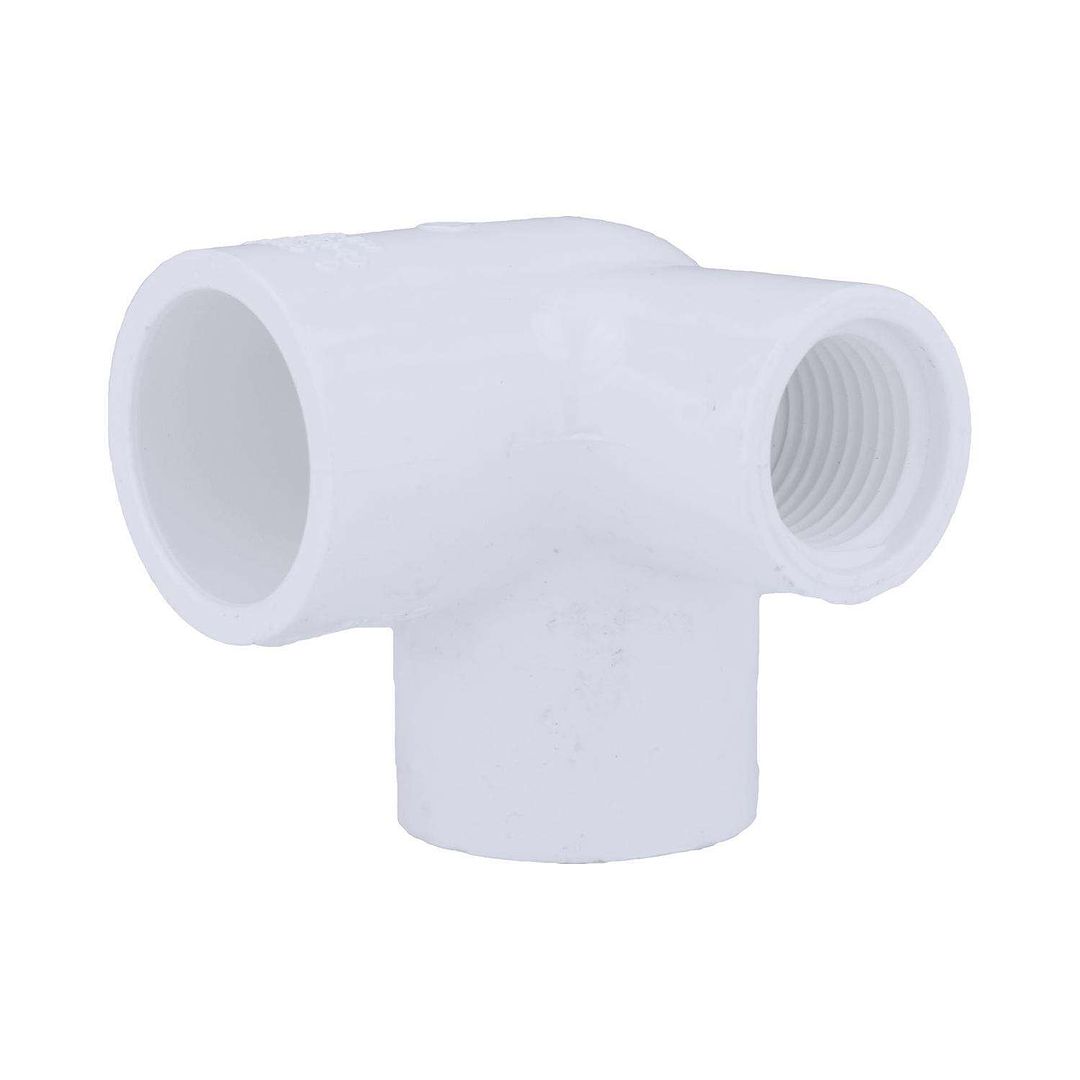 Charlotte Pipe Schedule 40 3/4 in. Slip X 1/2 in. D FPT PVC Side Outlet Elbow 1 pk