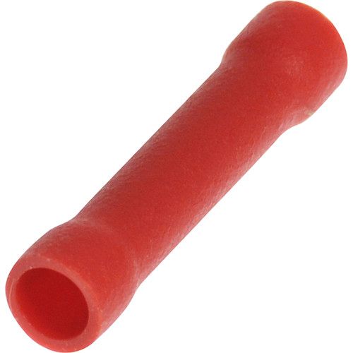 RED BUTT CONNECTOR (8 GAUGE) - 10 PC
