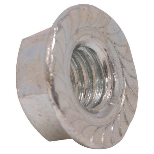 STAINLESS SERRATED WHIZ LOCK NUTS (3/8"-16) - 10 PC