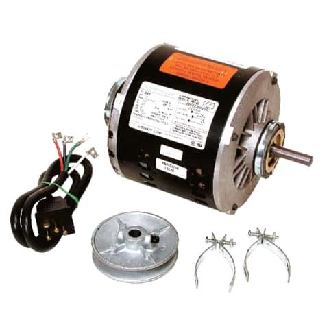 High efficiency, copper wound 1/2 HP 2 SPD 115V motor kit. Will fit Aerocool, Ultracool and Arctic Circle, as well as Mastercool Coolers made after 2008. Built-in thermal overload protection - automatically shuts off if overheating occurs.